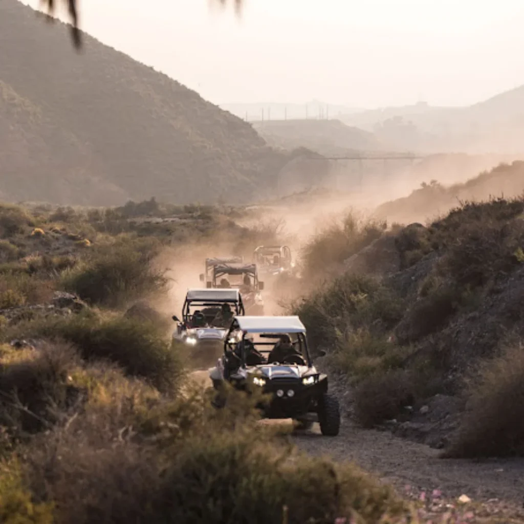 Aventura en buggy por el desierto con visita a los Baños de Sierra Alhamilla desde Pechina, Almería