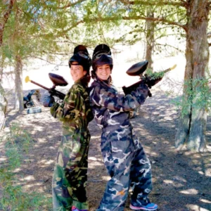 Juego de paintball en pleno bosque en Alcaraz