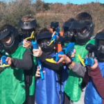 Paintball infantil en Caldes de Montbui, Barcelona.