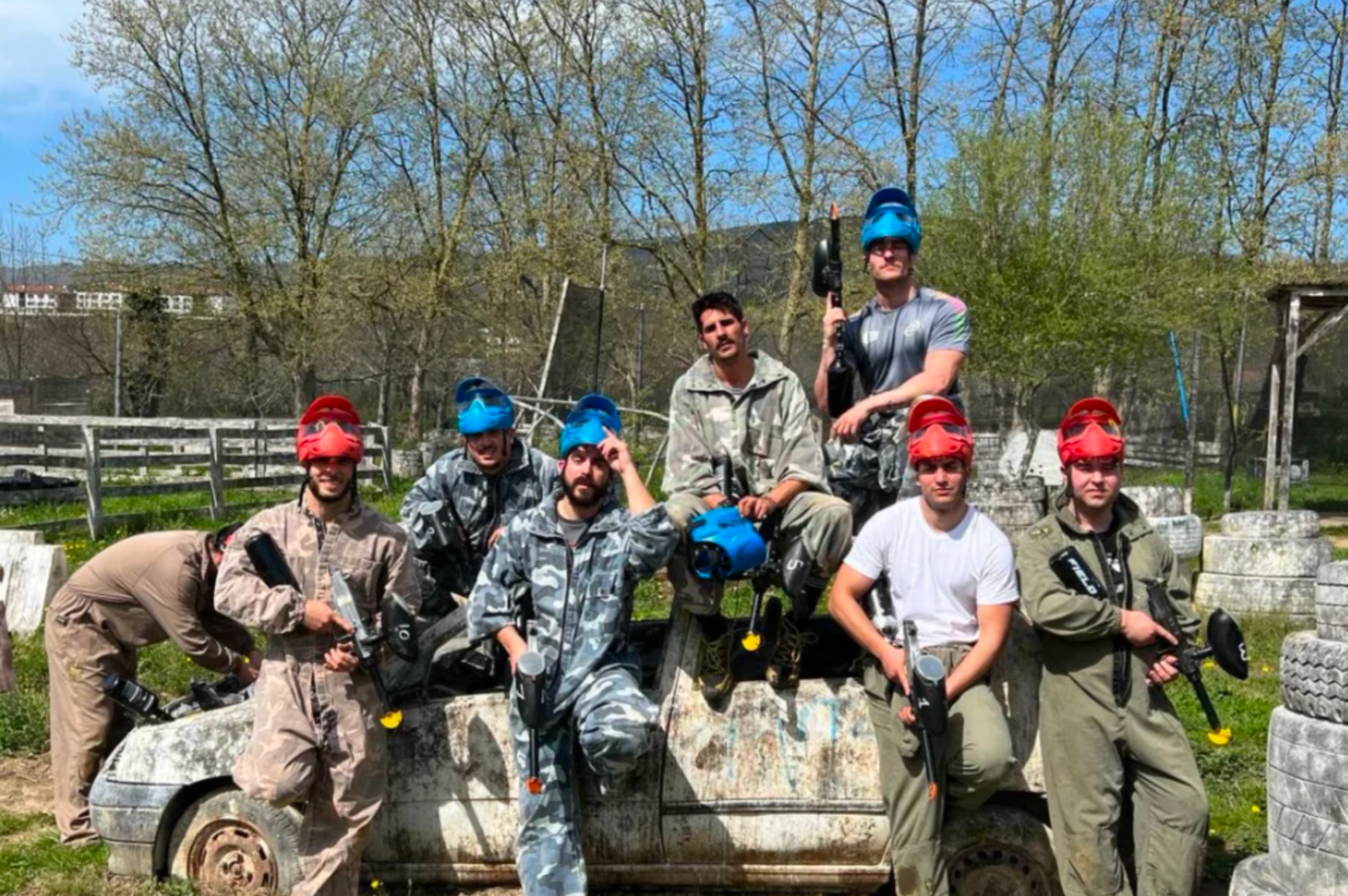 Paintball adulto en Donostia-San Sebastián, Guipúzcoa.