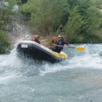 Rafting down the Guadalope River in Castellote