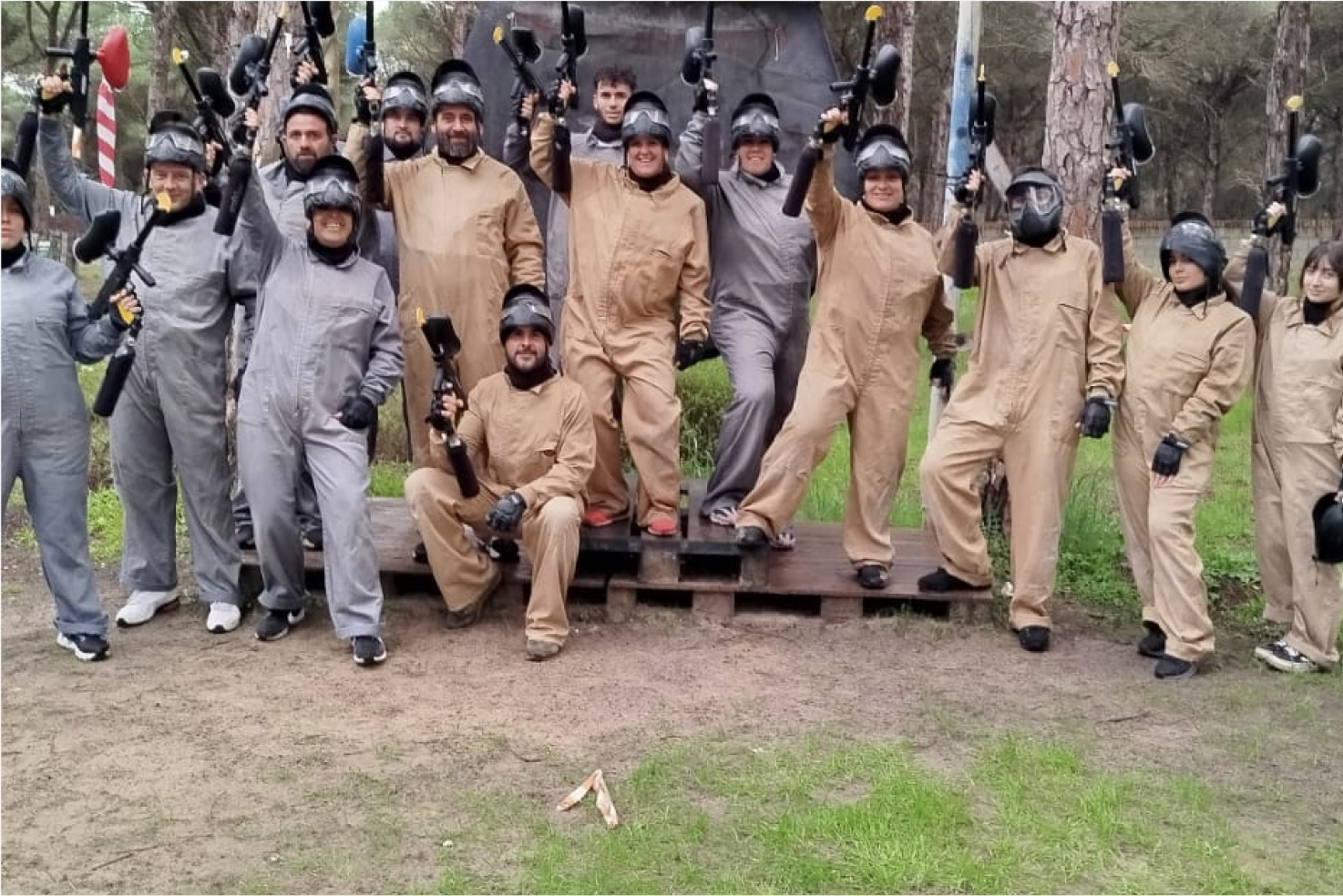 Paintball recreativo para adultos en Chiclana de la Frontera, Cádiz.