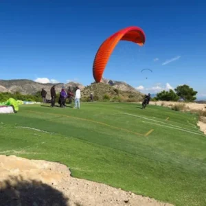 Vuelo introductorio en paramotor en Lora del Río, Sevilla