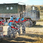 Paintball para niños al norte de Madrid en Villalba.