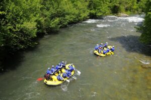 Rafting en el río Sella