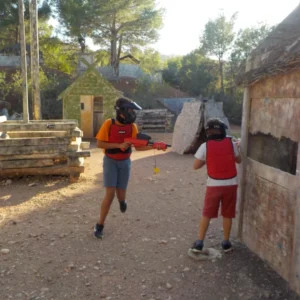 Actividad de paintball para niños en Estivella, Valencia