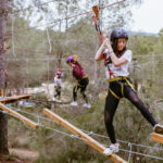 Circuito tirolinas para niños en Estivella, Valencia