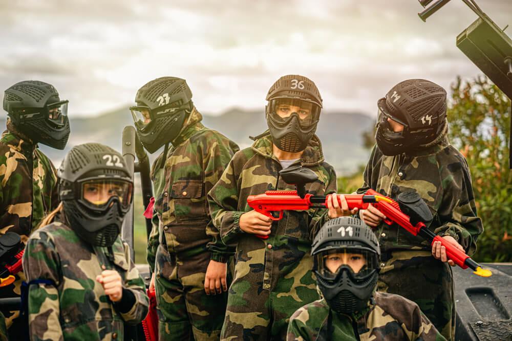 Paintball infantil en Málaga