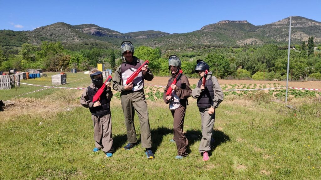 Paintball infantil en Graus, Huesca