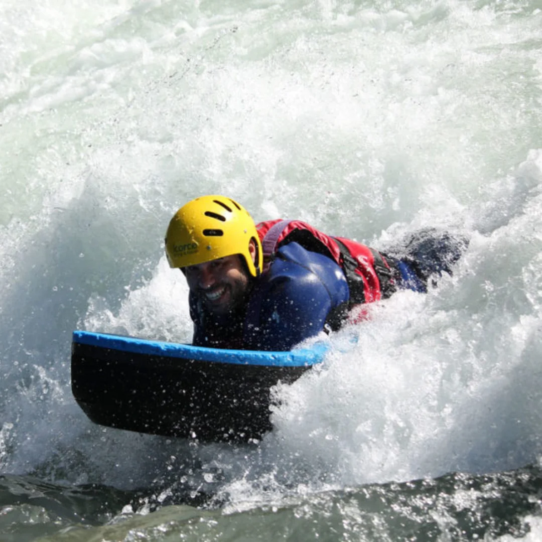 Hidrospeed en el río Gallego