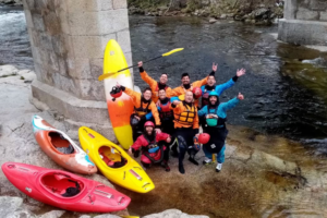 Curso de esquimotaje en kayak.