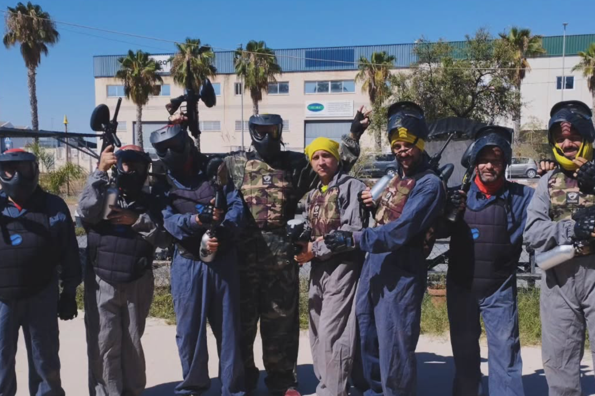 Paintball adulto en San Vicente del Raspeig.
