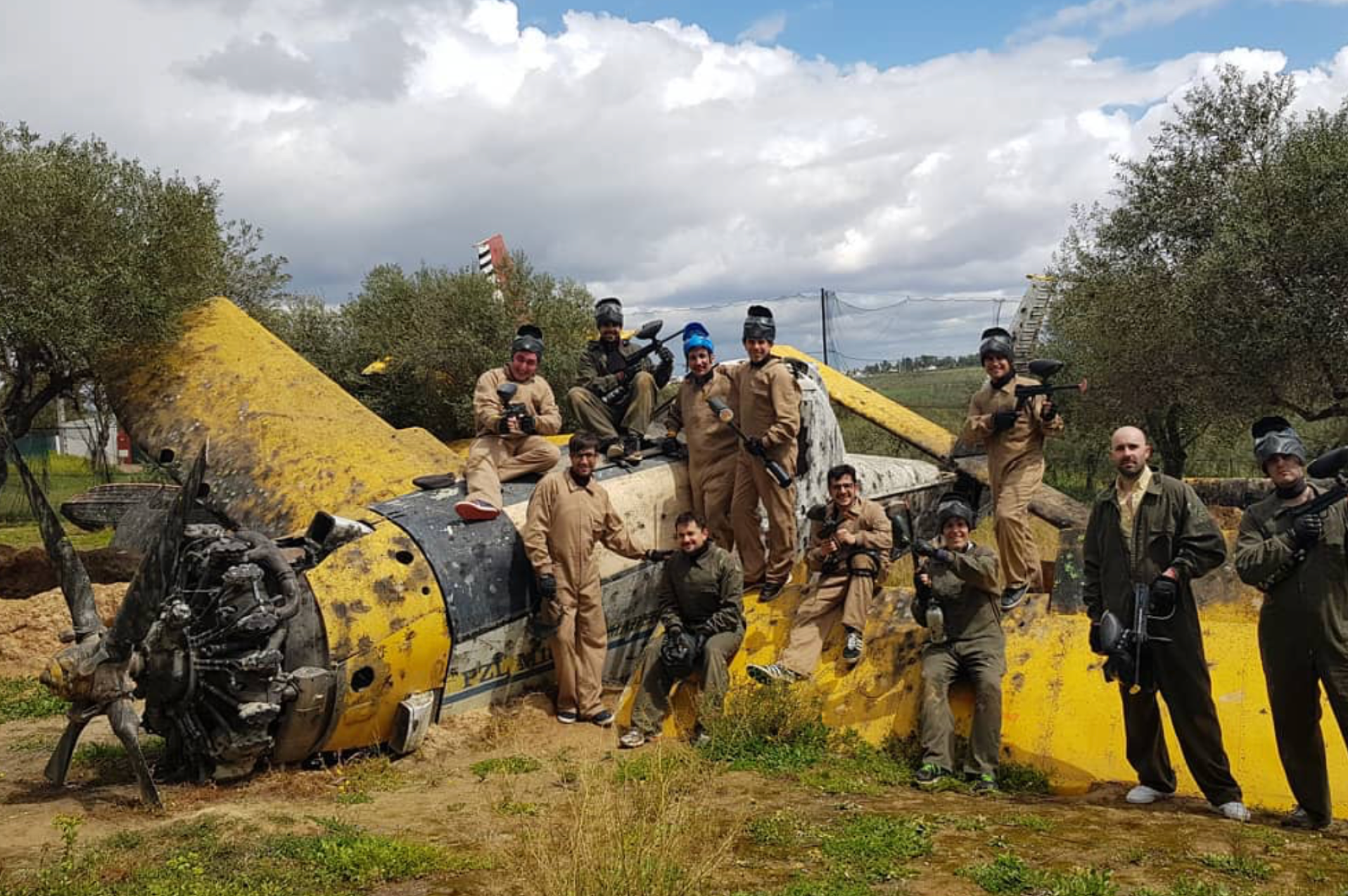 Paintball para adulto en Sevilla.