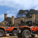 Ruta en Quad al famoso castillo de Tossa de Mar y sus murallas.
