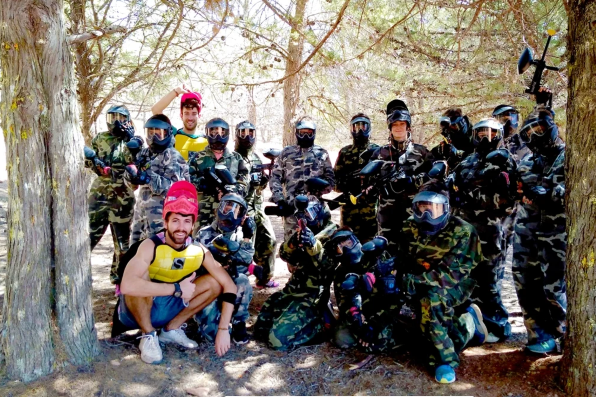 Paintball infantil en Alcaraz, Albacete.