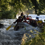 Rafting por el río Tregua en Logroño.