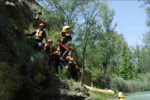 Pack Rafting + Barranco acuático en Teruel.