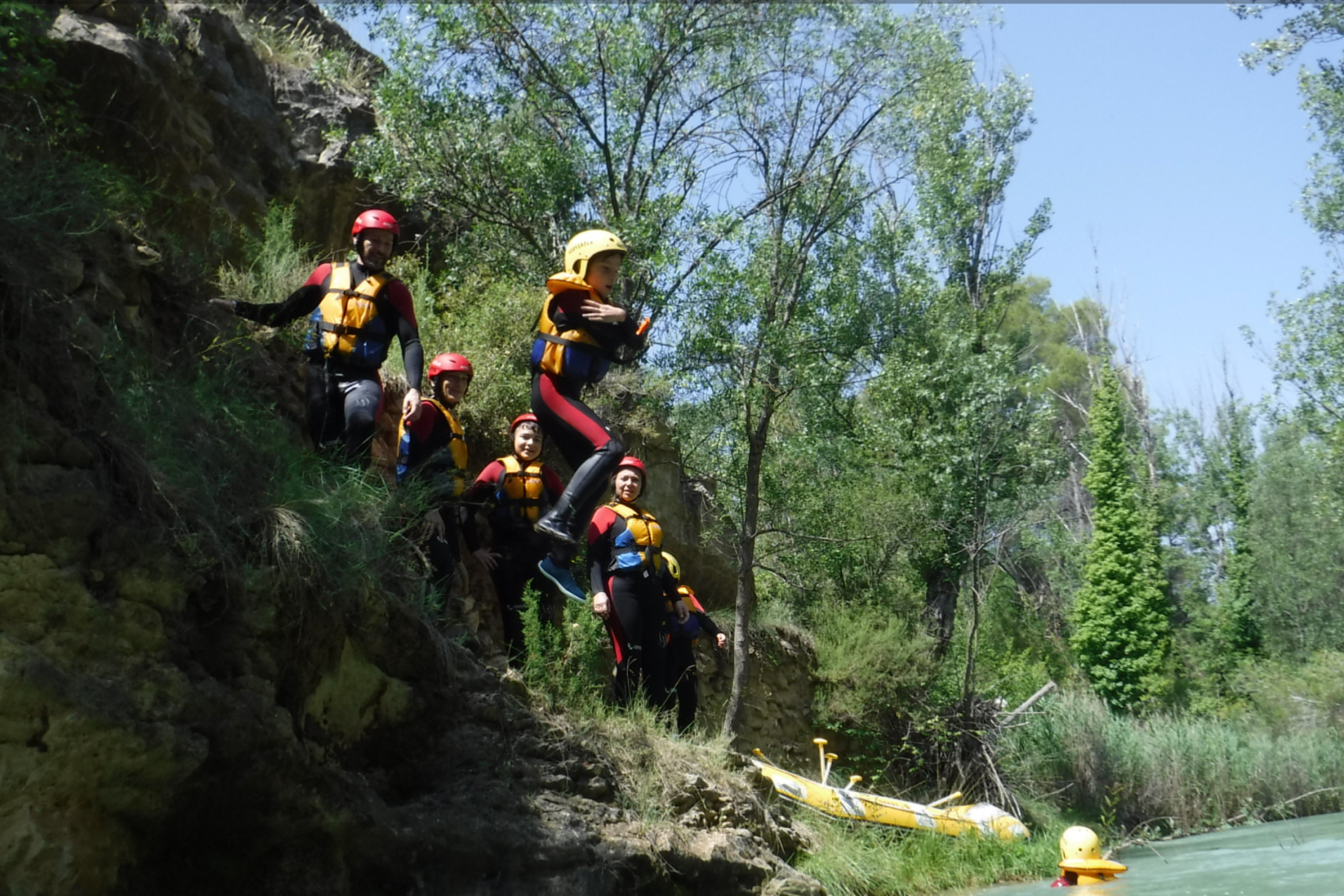 Pack Rafting + Barranco acuático en Teruel.