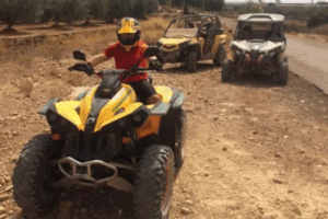 Ruta en Quad recorriendo el pueblo de Alcossebre.
