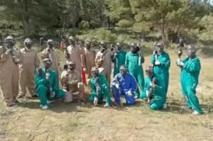 Paintball a orillas del Río Ebro en La Rioja.