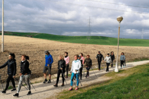 Curso de iniciación de Nordic Walking en La Rioja.
