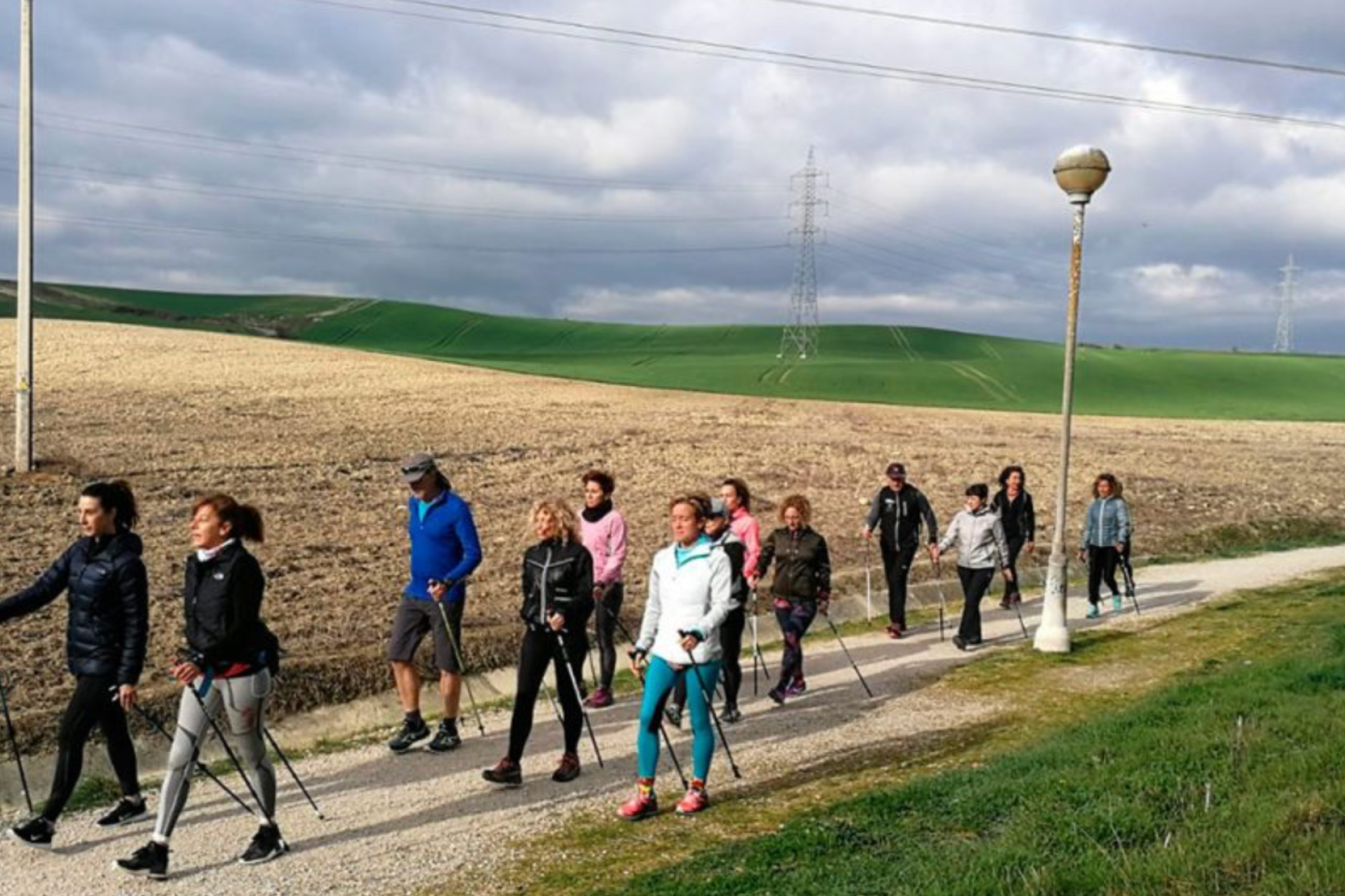 Curso de iniciación de Nordic Walking en La Rioja.