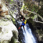 Barranco acuático del Nacimiento en Valencia.