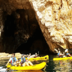 Ruta en Kayak en Moraira Cala de la Granadella en Alicante.