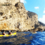 Ruta en Kayak de Moraira al Poble Nou de Benitachell en Alicante.