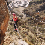 Vía Ferrata Callosa del Segura nivel avanzado en Alicante.
