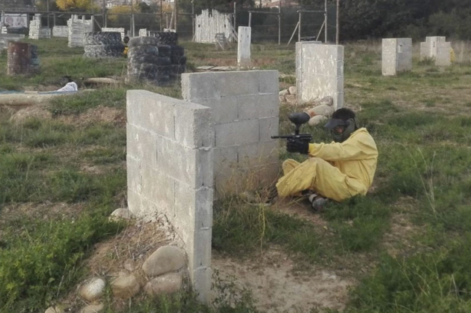 Paintball para niños en Murillo de Gállego, Zaragoza.