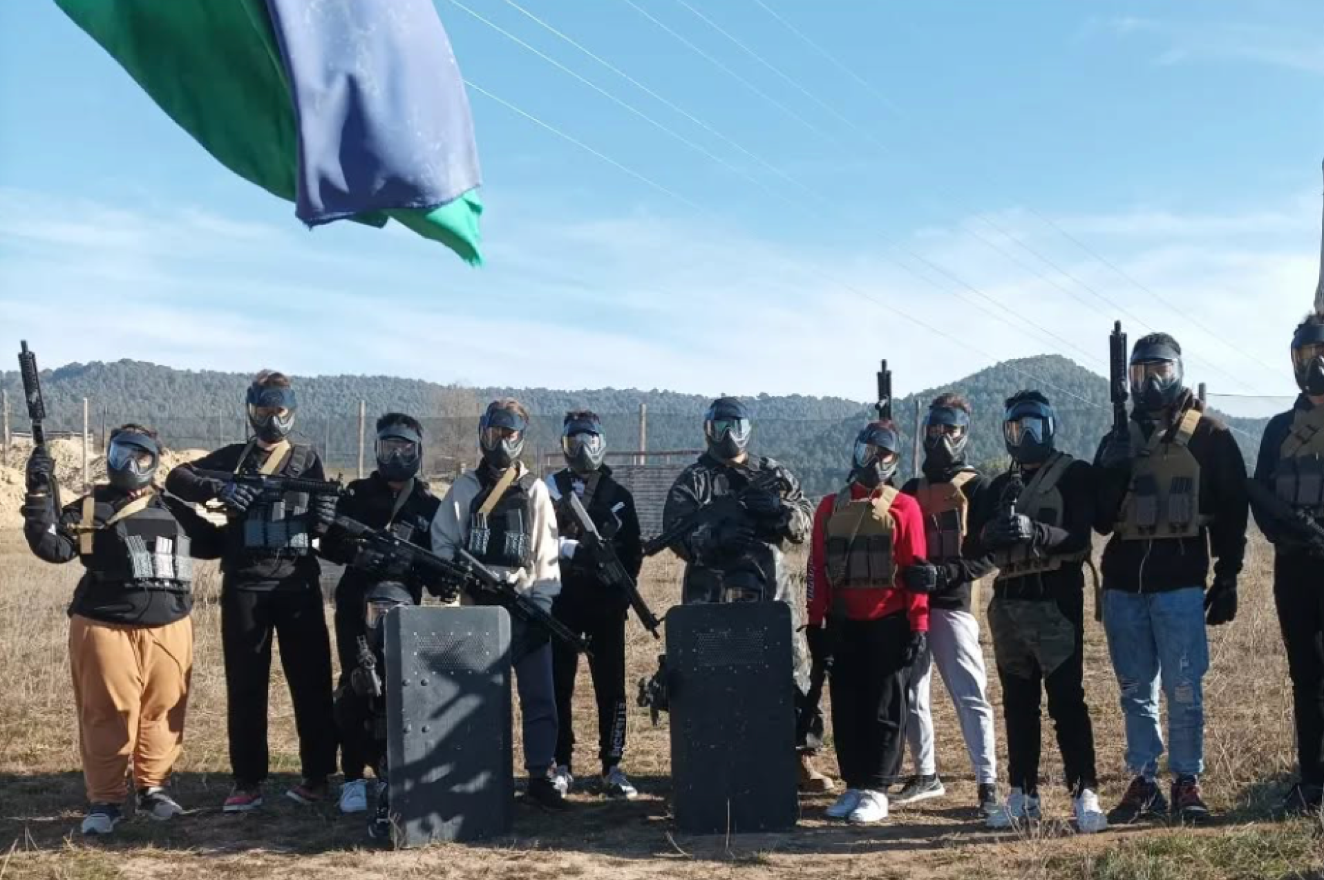 Partida de Airsoft en Manresa, Barcelona.