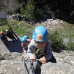 Vía Ferrata Santa Elena de nivel iniciación en Huesca.