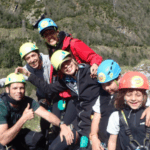 Vía Ferrata Peñas Juntas de nivel iniciación en Huesca.