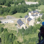 Vía Ferrata Escuacho nivel avanzado en Escarrilla, Huesca.