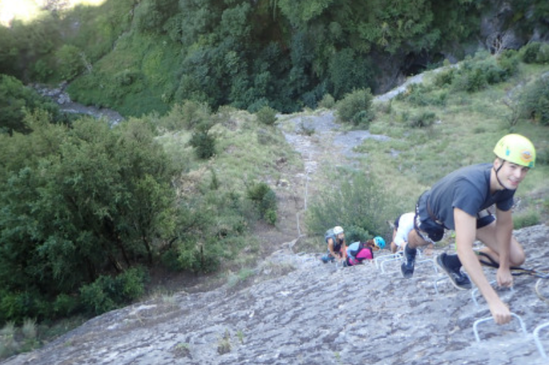 Vía Ferrata Canfrac nivel avanzado en Pared de Iserías, Huesca.