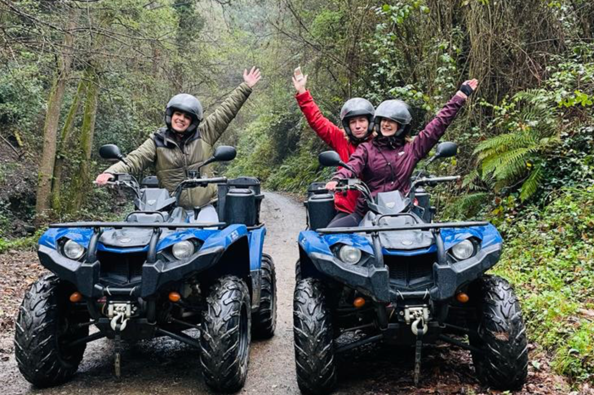 Ruta en Quad al aire libre en Santa Sussana, Barcelona.