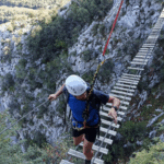 Vía Ferrata de La Hermida en Cantabria.