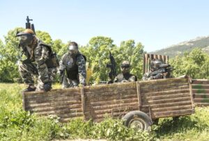 Paintball en el Escorial